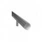 Trapleuning RVS geborsteld blind rond 45 mm